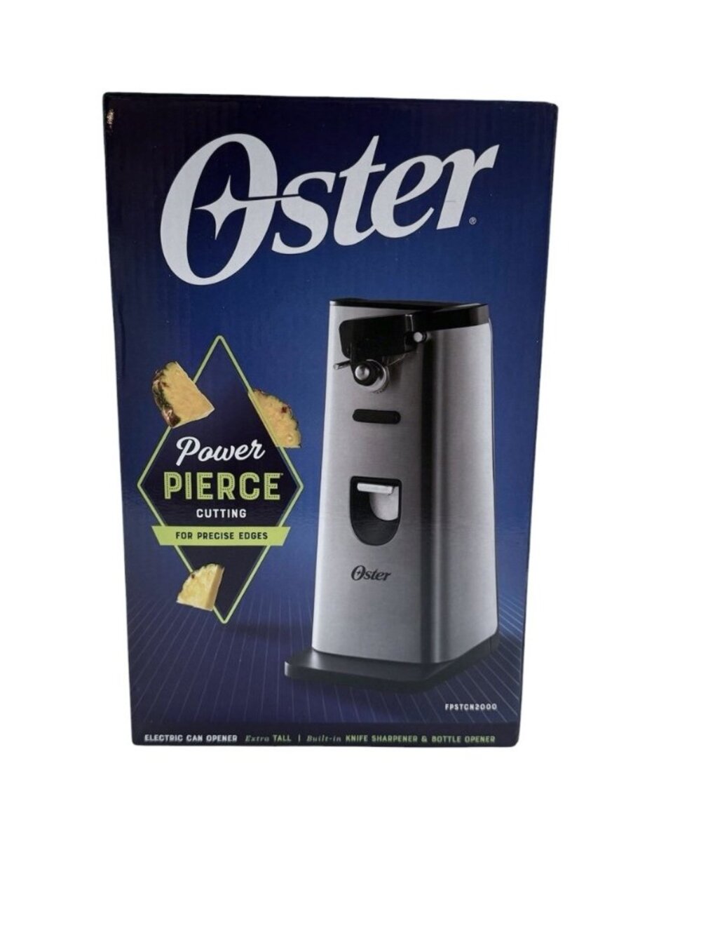 NEW Oster Electric Can Bottle Opener Knife Sharpener FPSTCN2000